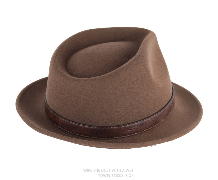 Nón phớt nam len lông cừu nhập khẩu MP040