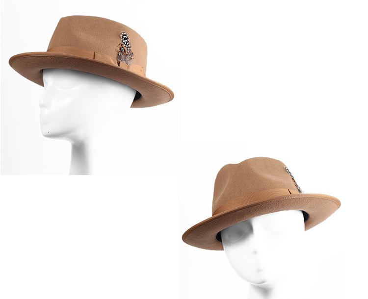 Mũ phớt nam cao cấp lông cừu 100% MP019