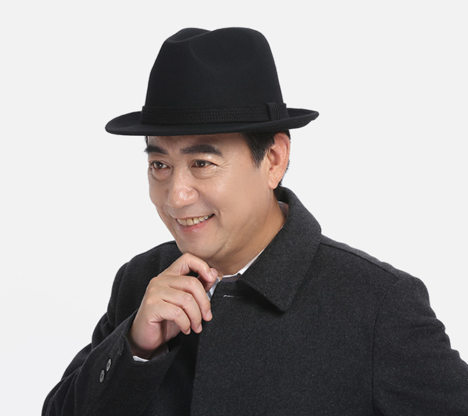 Mũ phớt trung niên lông cừu cao cấp MP005