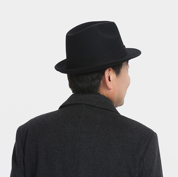 Mũ phớt trung niên lông cừu cao cấp MP005