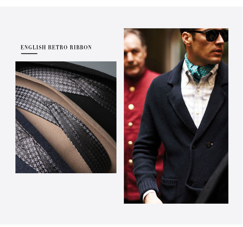 Mũ phớt nam lông cừu cao cấp hiệu MrDuck MP032