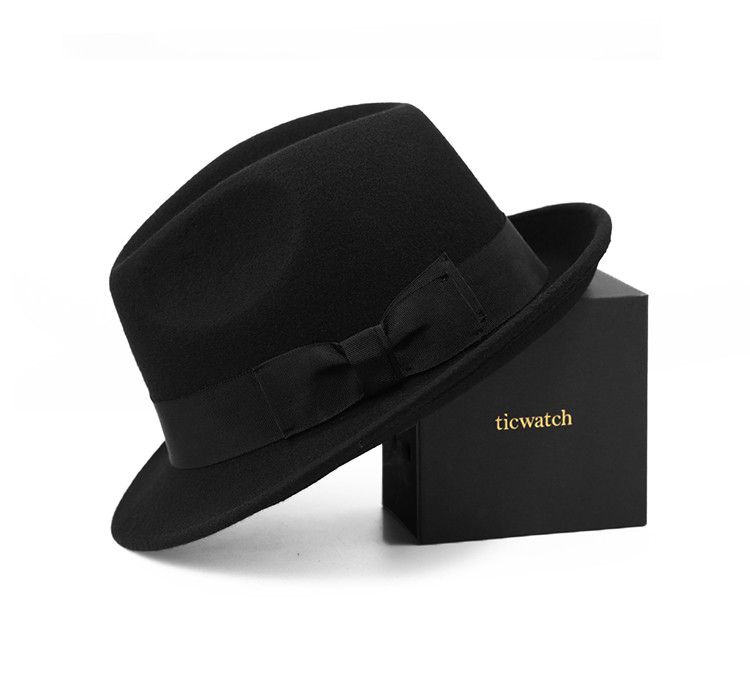 Mũ phớt nam lông cừu cao cấp vành 4.5cm MP017