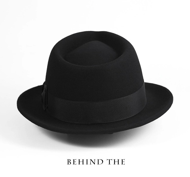 Mũ phớt nam lông cừu sang trọng vành 4.5cm MP020