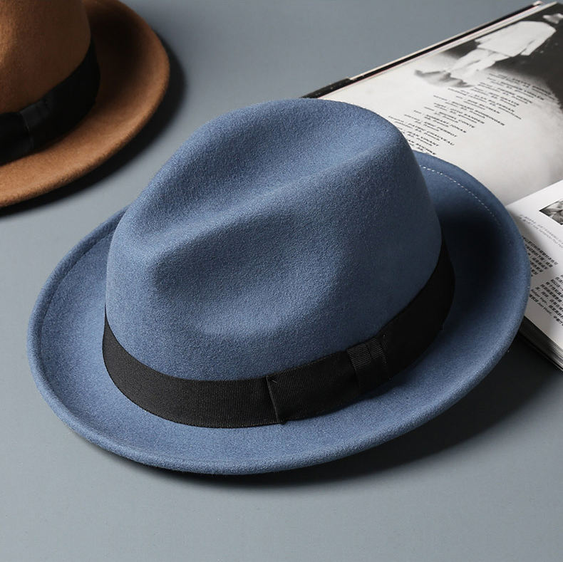 Mũ phớt nam hiệu MrDuck MP034 viền vải sang trọng