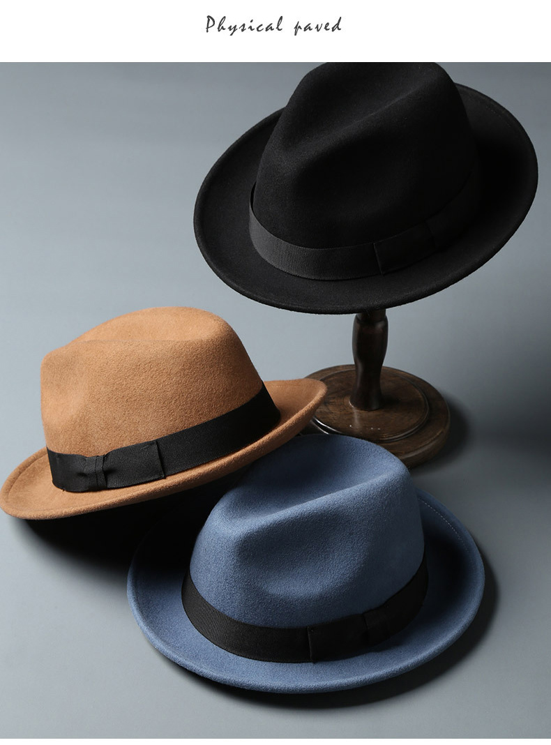 Mũ phớt nam hiệu MrDuck MP034 viền vải sang trọng