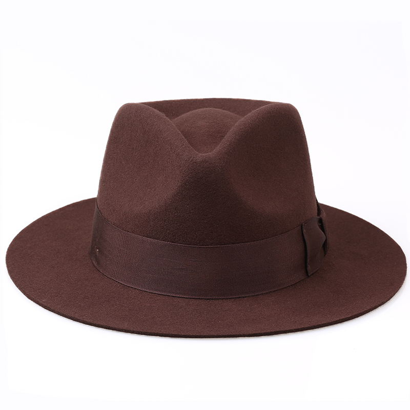 Mũ phớt nam trung niên lông cừu cao cấp MP018