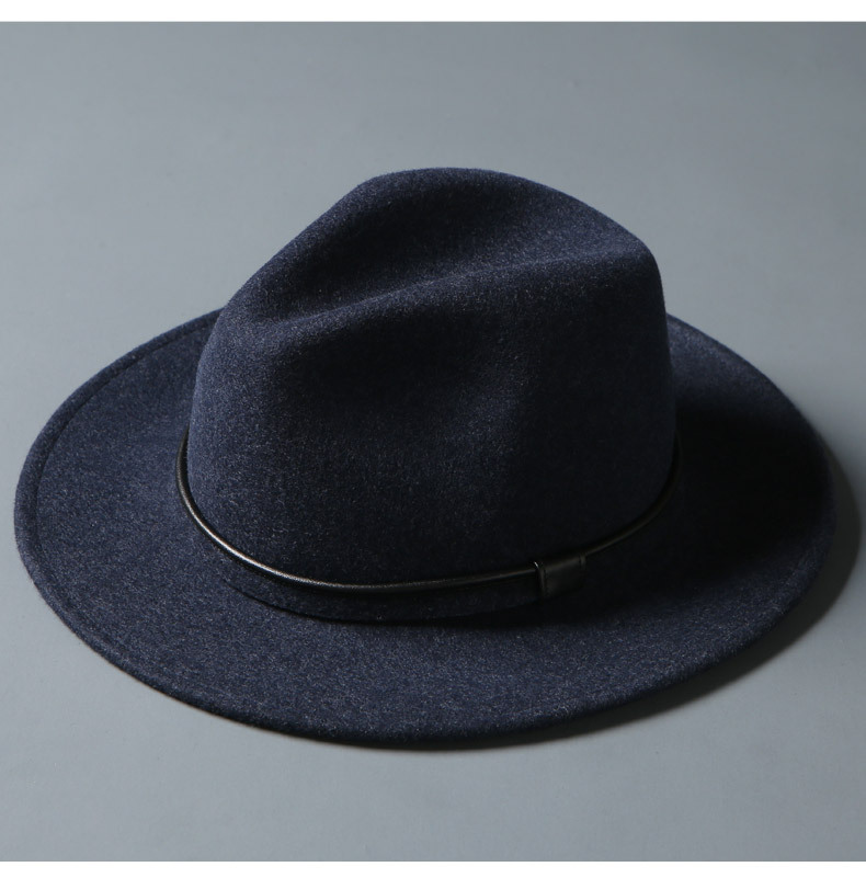 Mũ phớt len lông cừu hiệu Mr Duck vành 6.5cm MP039