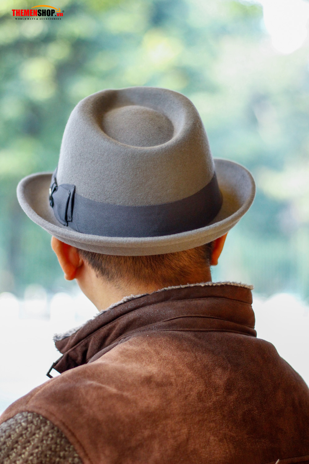 Nón phớt nỉ nam len lông cừu hiệu KASAU KS01