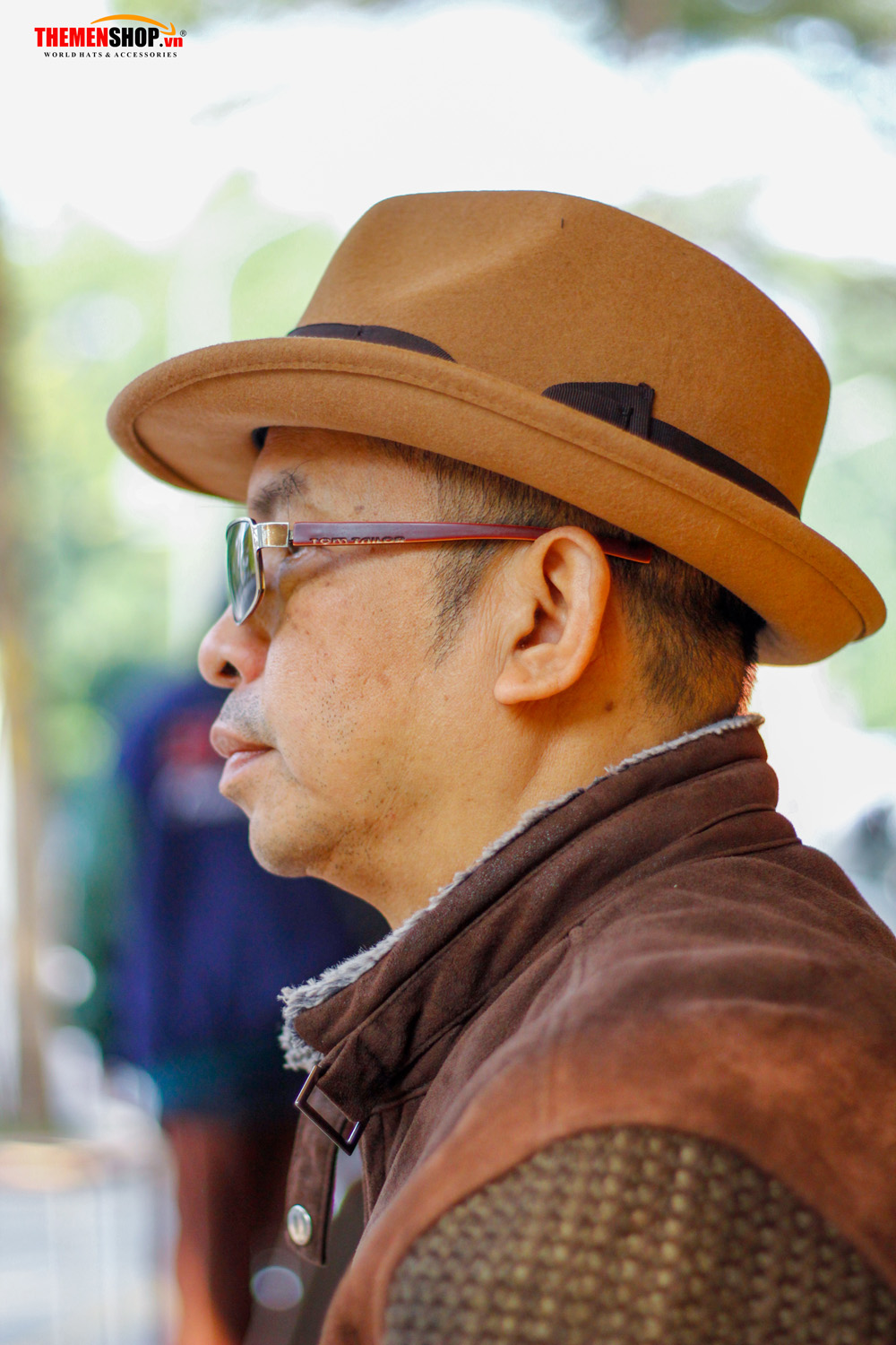 Nón phớt nỉ nam len lông cừu hiệu KASAU KS01