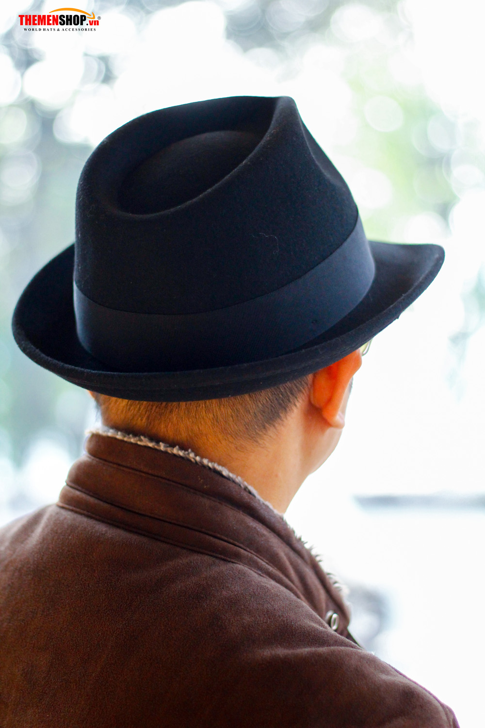 Nón phớt nỉ nam len lông cừu hiệu KASAU KS01