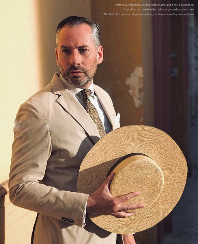 Nón cói, nón fedora cao cấp hiệu Mr Duck vành 7cm MP030