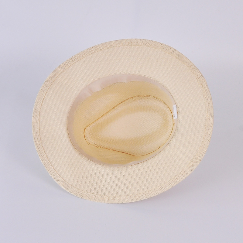 Mũ rơm, nón rơm đi biển vành rộng 7cm MP011