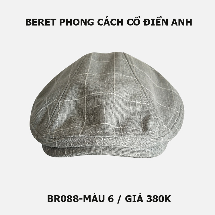 Mũ beret nam phong cách cổ điển Anh BR088