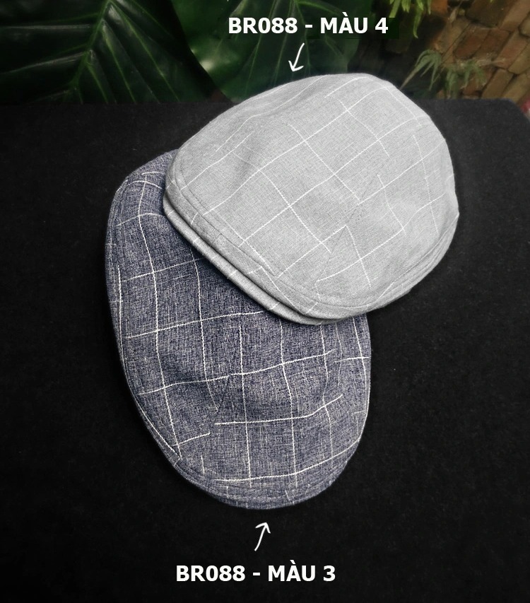 Mũ beret nam phong cách cổ điển Anh BR088