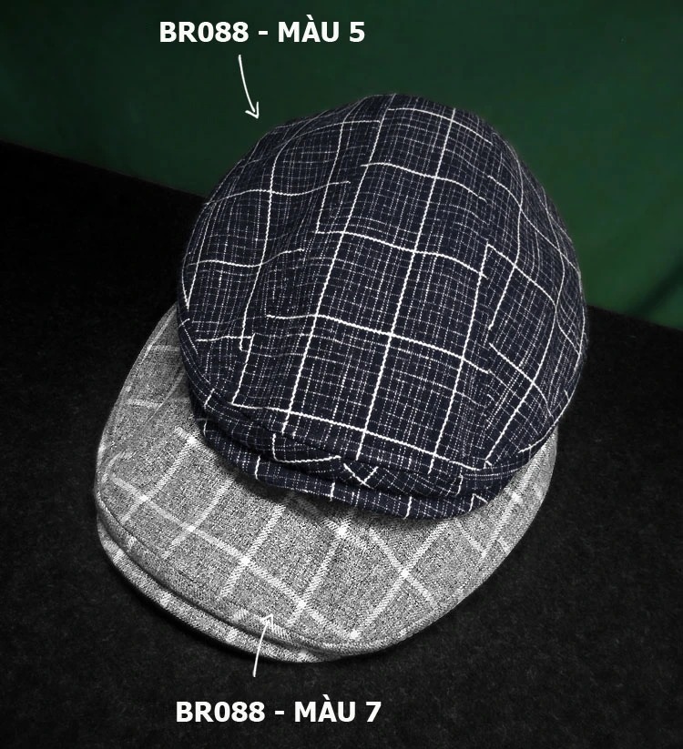 Mũ beret nam phong cách cổ điển Anh BR088