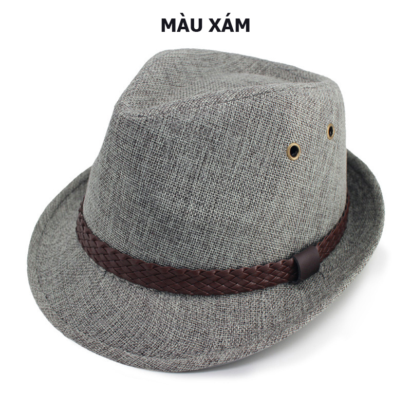 Nón cói nam vành nhỏ 3.5cm thoáng mát MP010