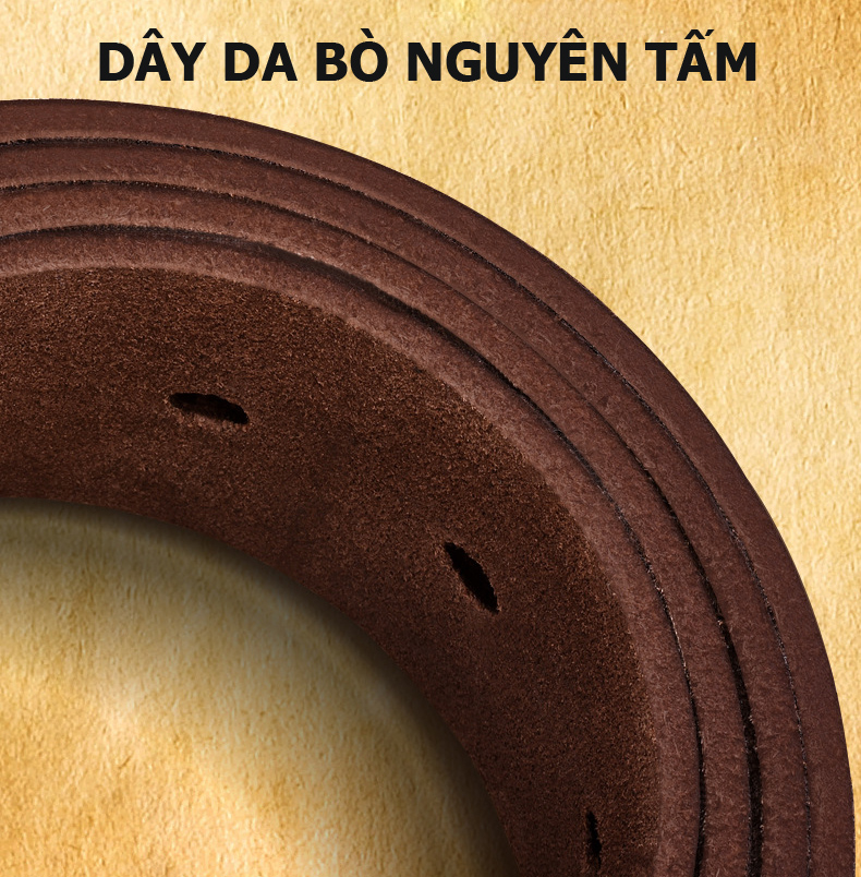 Thắt lưng nam khóa đồng nguyên khối Cartelo CTL-KD02