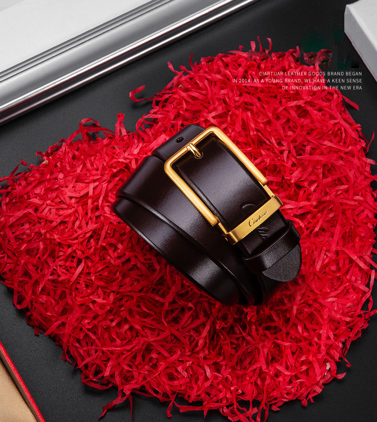 Thắt lưng nam hàng hiệu phong cách doanh nhân CTR03