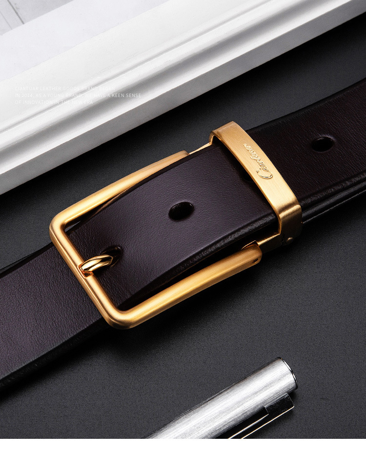 Thắt lưng nam hàng hiệu phong cách doanh nhân CTR03