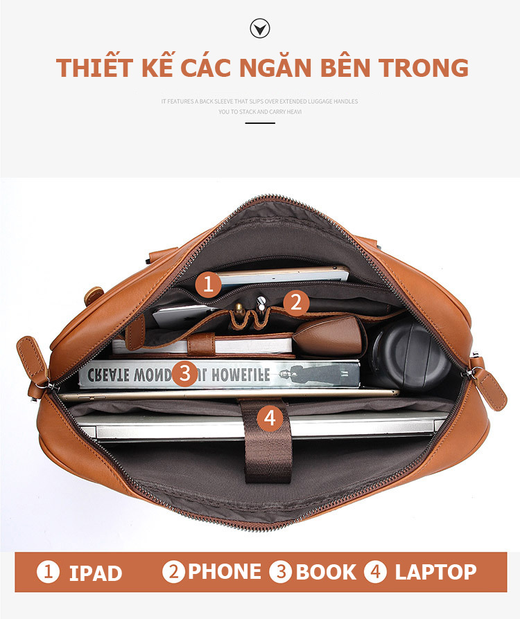 Túi xách nam cao cấp phong cách doanh nhân TX038