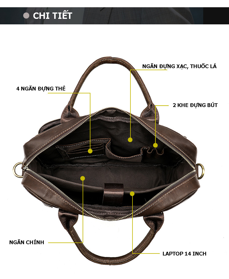 Túi xách nam cao cấp trẻ trung, cá tính TX035