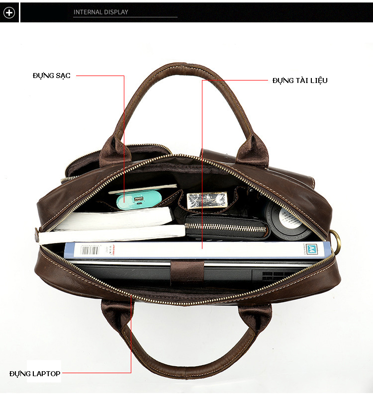 Túi xách nam cao cấp trẻ trung, cá tính TX035