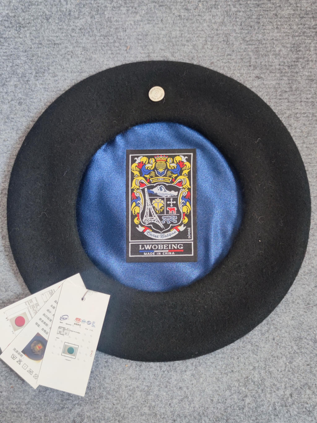 Mũ nồi nữ tròn có núm phong cách Vintage MN01