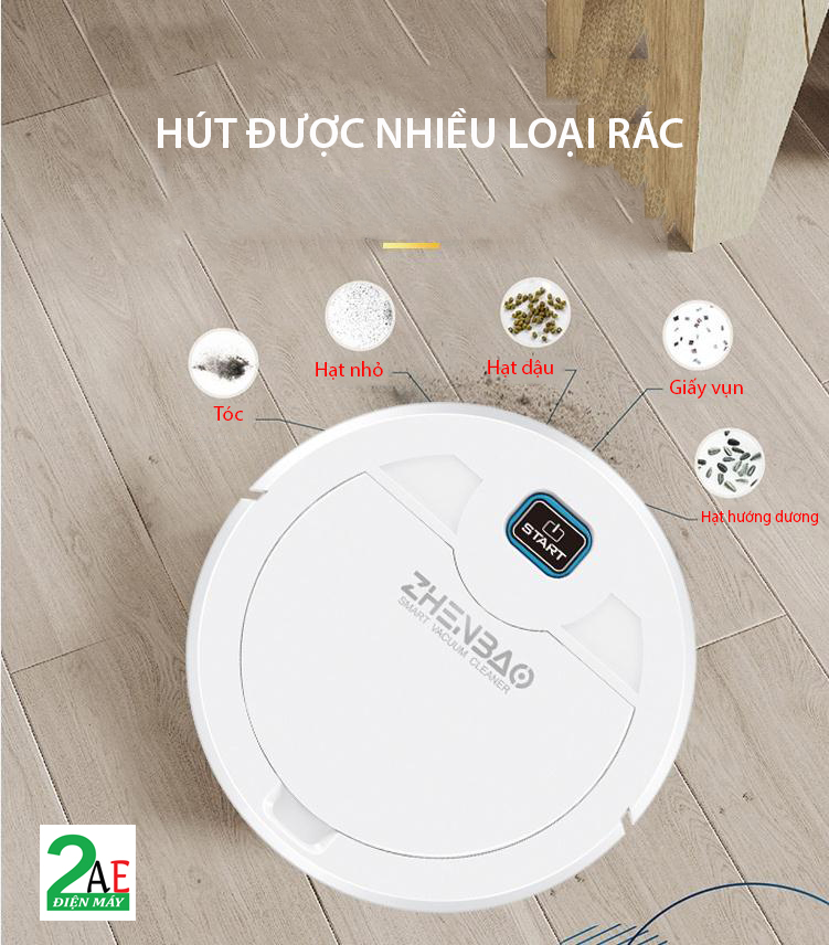 Robot hút bụi, sạc pin cổng USB