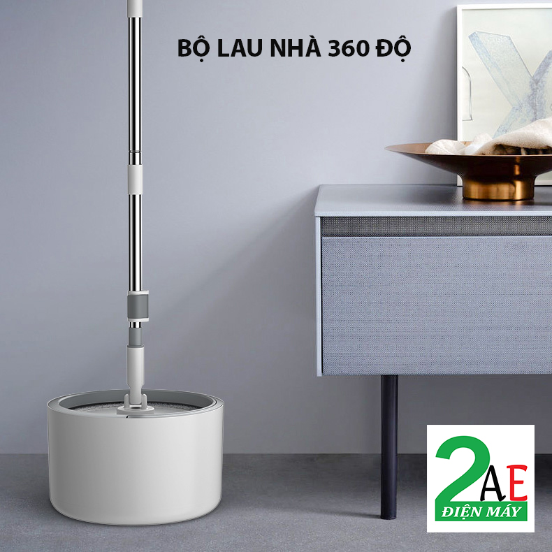 Bộ lau nhà thông minh cao cấp 360 độ, tự vắt, tự làm sạch