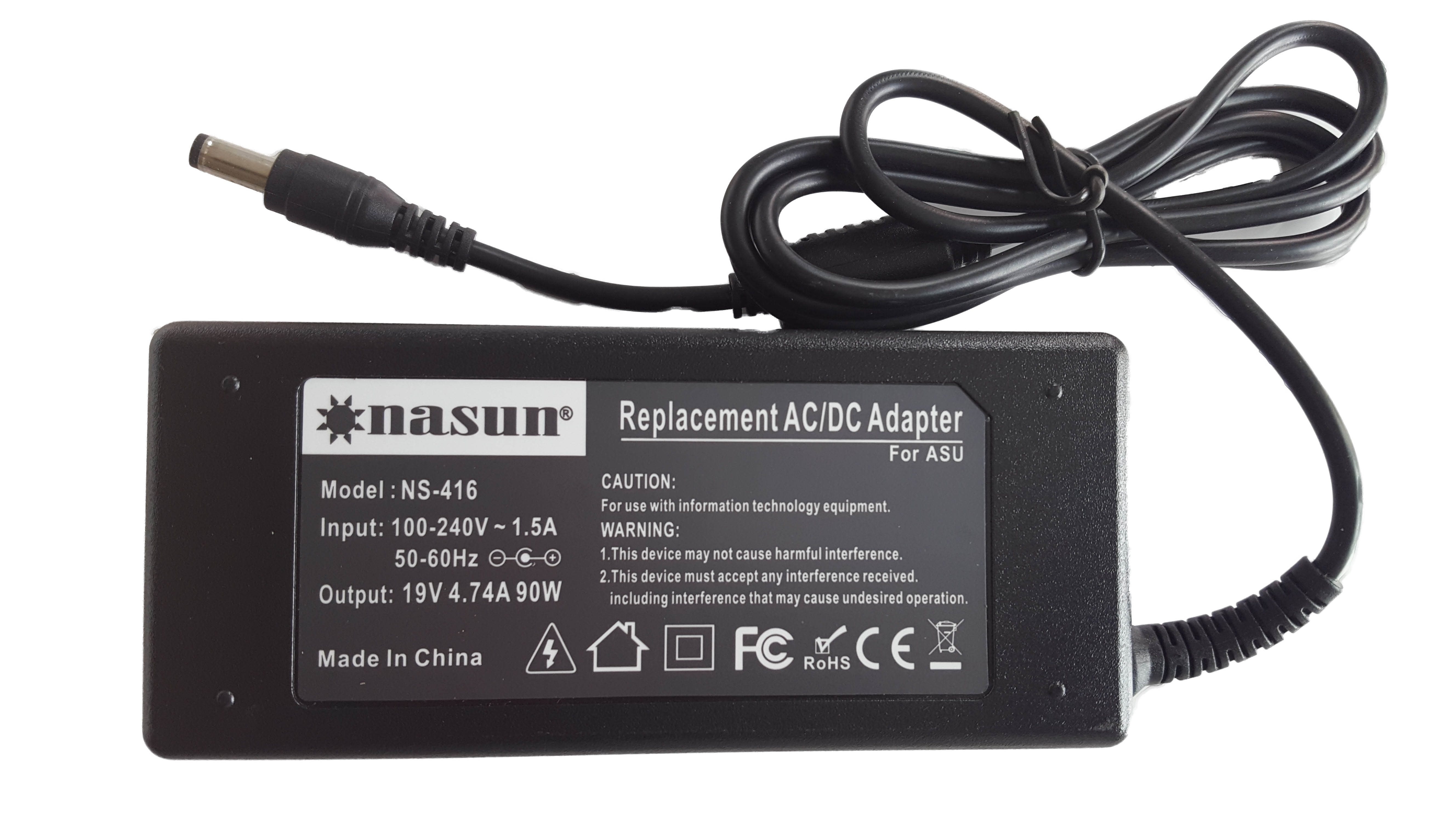 Sạc laptop NASUN dùng cho ASUS  19V-4.74A (90W) Model NS-416