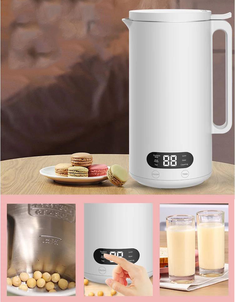 Máy làm Sữa Hạt Mini - Máy Xay Nấu Đa Năng (Xay sinh tố trái cây, Nấu cháo, hầm, Sữa Hạt, Sữa Đậu Nành…)