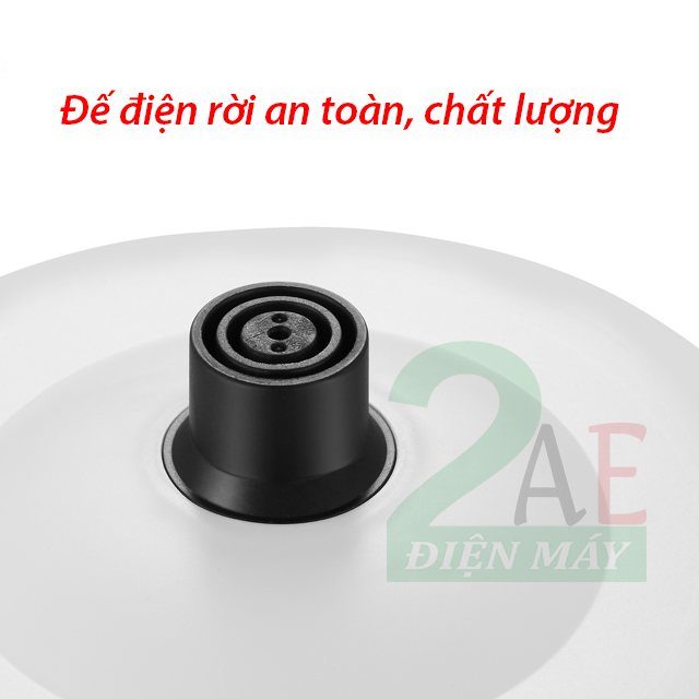 Nồi nấu điện đa năng mini 1.5L, đế cắm điện rời