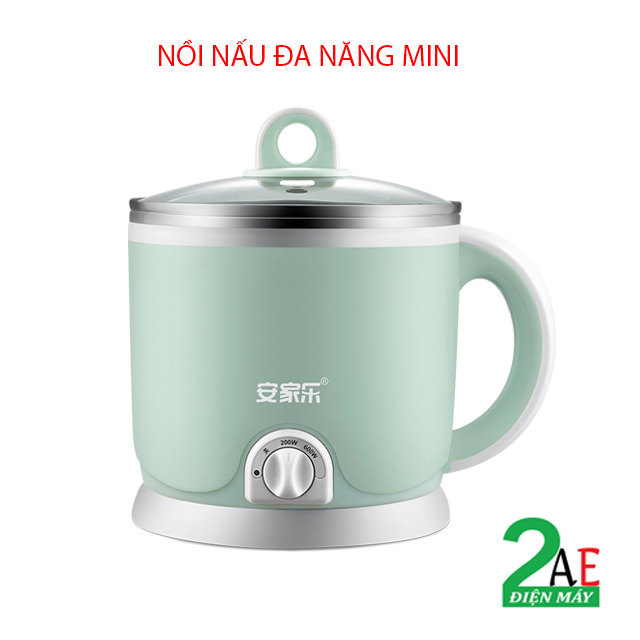 Nồi nấu điện đa năng mini 2L, đế cắm điện rời