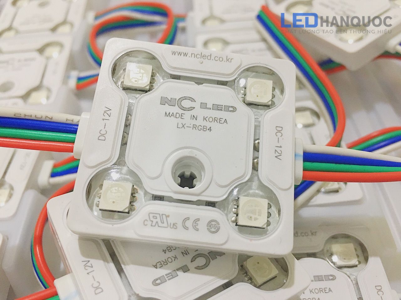 Đèn led module 4 bóng NC-LX-RGB4- DKI5050