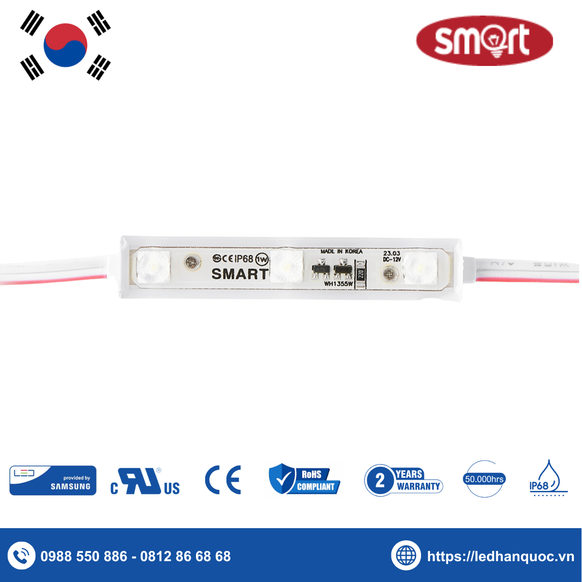 LED Module 3 bóng Smart-M3NP-GE1-WW3