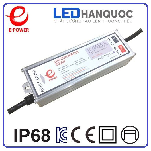 Bộ nguồn Hàn Quốc EP200-12V-L