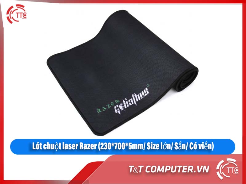 Lót chuột laser Razer (230*700*5mm/ Size lớn/ Sần/ Có viền)