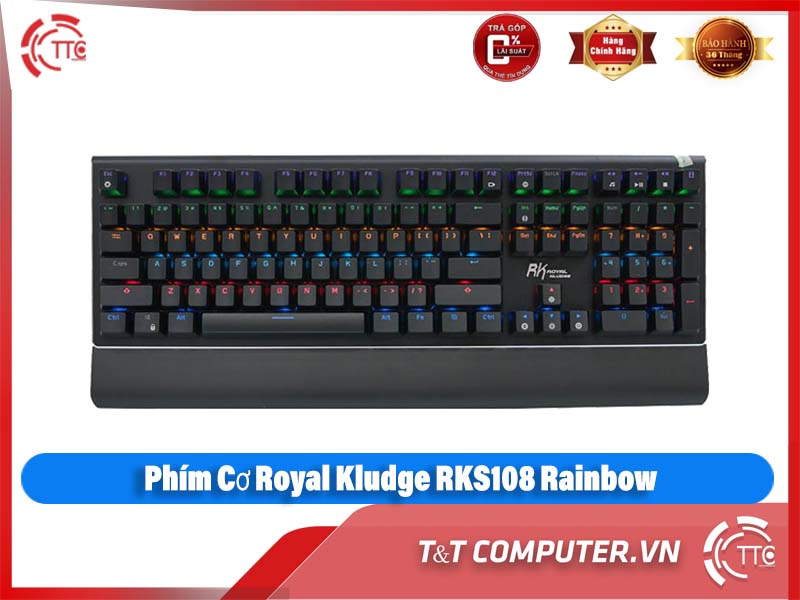 Phím Cơ Royal Kludge RKS108 Rainbow