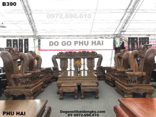 bo ban ghe go mun hoa duoi comg