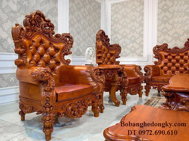 Bàn ghế gỗ gõ đỏ