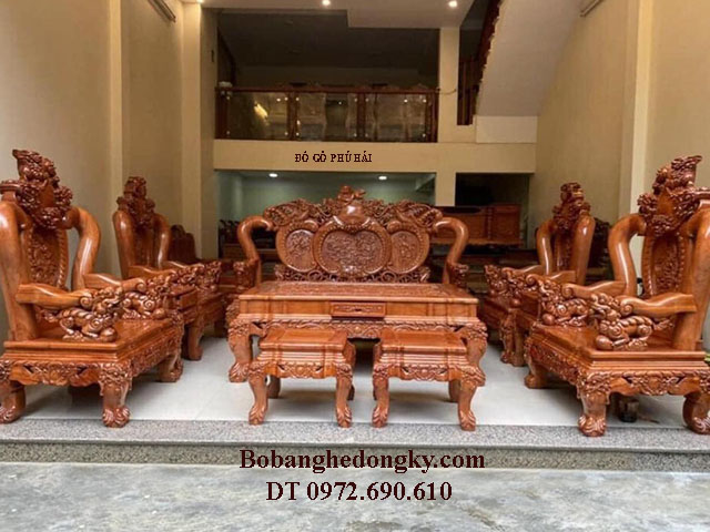 bàn ghế gỗ hương đá