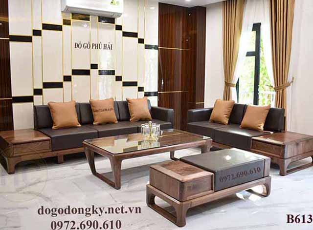 Ban ghe phong khach go soi