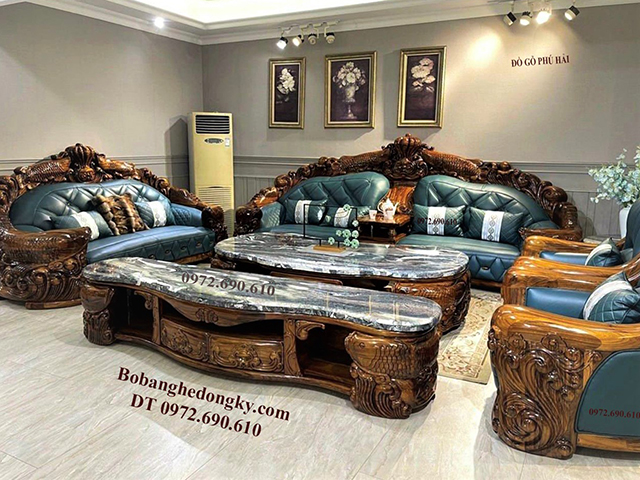 Bàn ghế sofa tân cổ điển