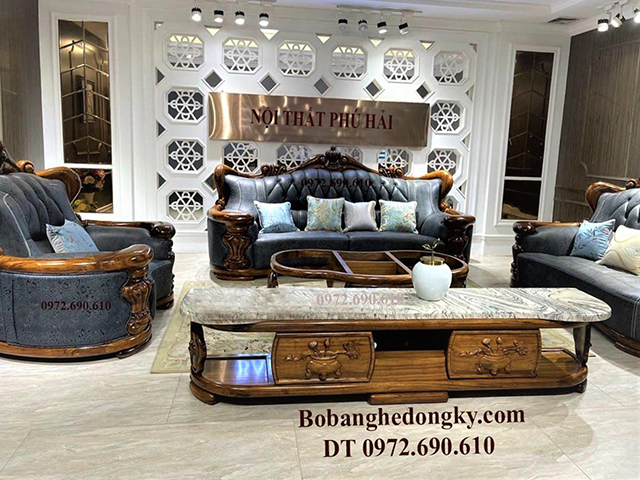 bàn ghế sofa tân cổ điển