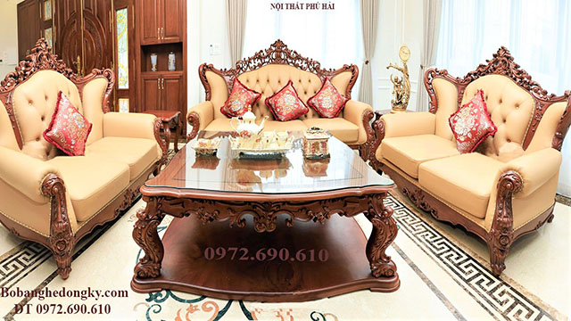 Ban ghe sofa tan co dien