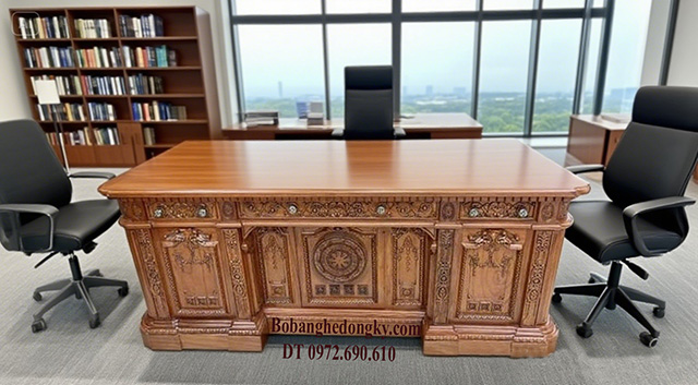 Bàn giám đốc gỗ hương