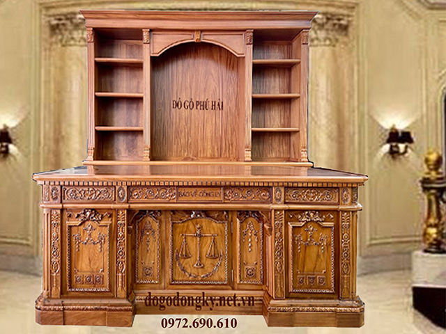 Bàn làm việc mẫu obama