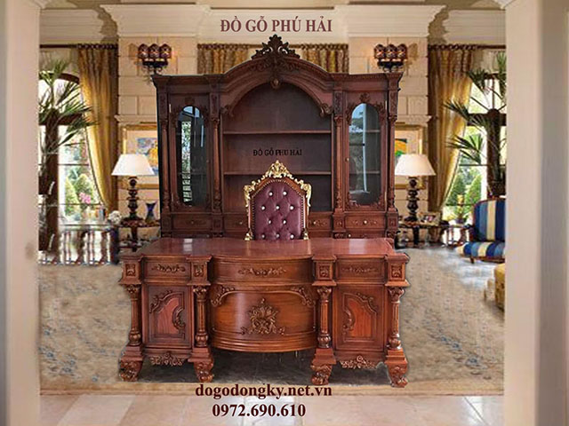 Bàn làm việc tân cổ điển