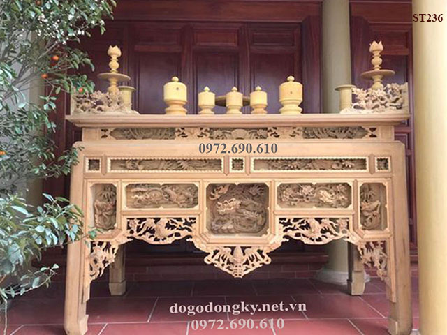 Bàn thờ gỗ gụ