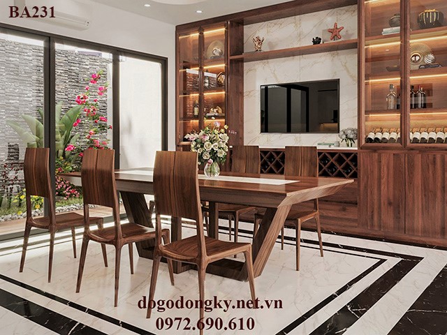 Bộ bàn ghế ăn kiểu pháp